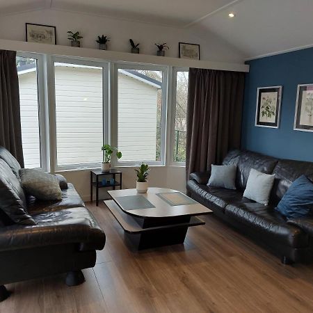 Modern En Chic Chalet Tot 4 Personen Op De Veluwe Recreatiepark De Oude Driest Putten Dış mekan fotoğraf